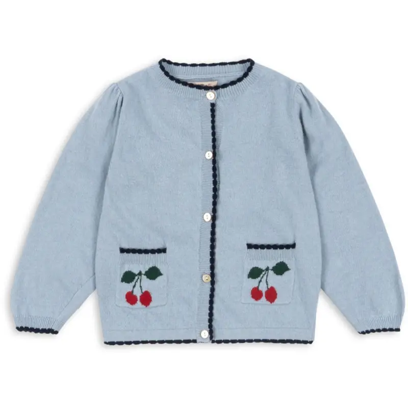Konges Sløjd Blue Fog Alexa Knit Cardigan 1
