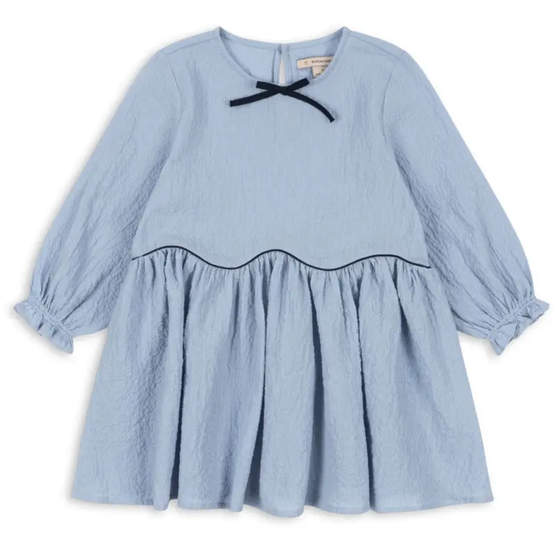 Konges Sløjd Blue Fog Ava Dress Gots 1