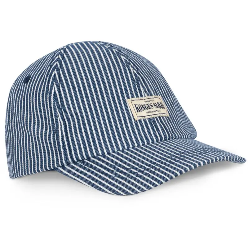 Konges Sløjd Blue Stripe Luc Cap Gots 1