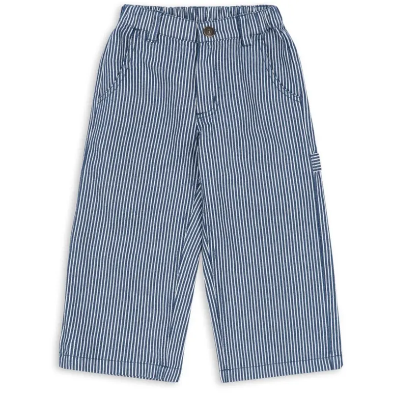 Konges Sløjd Blue Stripe Luc Pants Gots 1