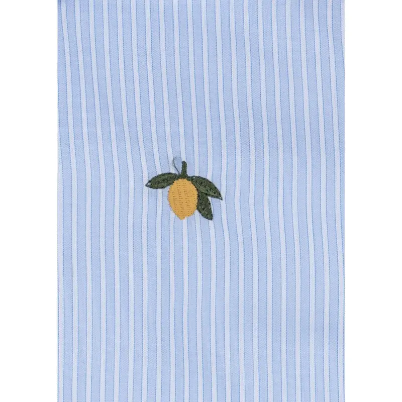 Konges Sløjd Blue Stripe Wes Shirt Gots 6