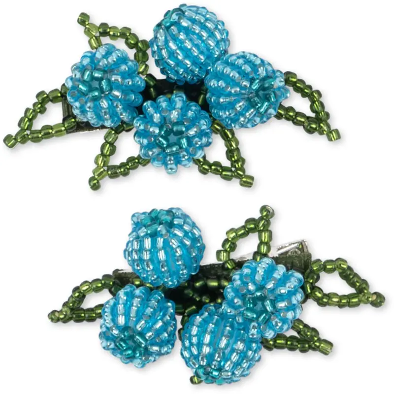 Konges Sløjd Blueberries 2 Pack Blueberry Beaded Hair Clip 1