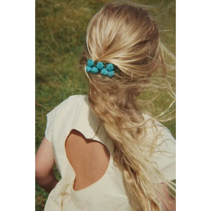 Konges Sløjd Blueberries 2 Pack Blueberry Beaded Hair Clip 2