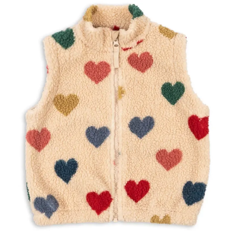 Konges Sløjd Bon Coeur Coloré Jody Teddy Vest Grs 1
