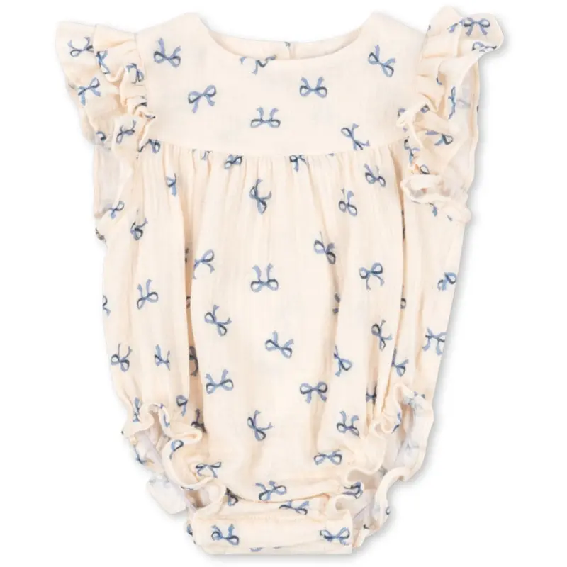 Konges Sløjd Bow Bleu Coco Romper Gots 1