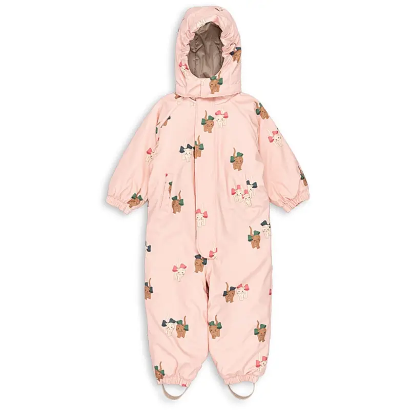 Konges Sløjd Bow Kitty Pink Rain Snowsuit 1