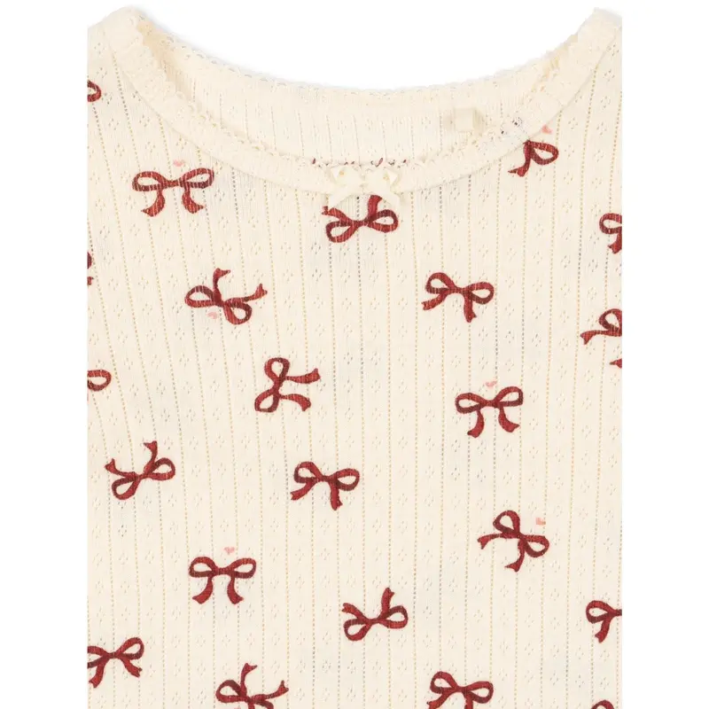 Konges Sløjd Bow Rouge Minnie Blouse Gots 2