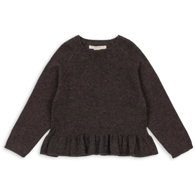 Konges Sløjd Brown Melange Cathy Knit Sweater 1
