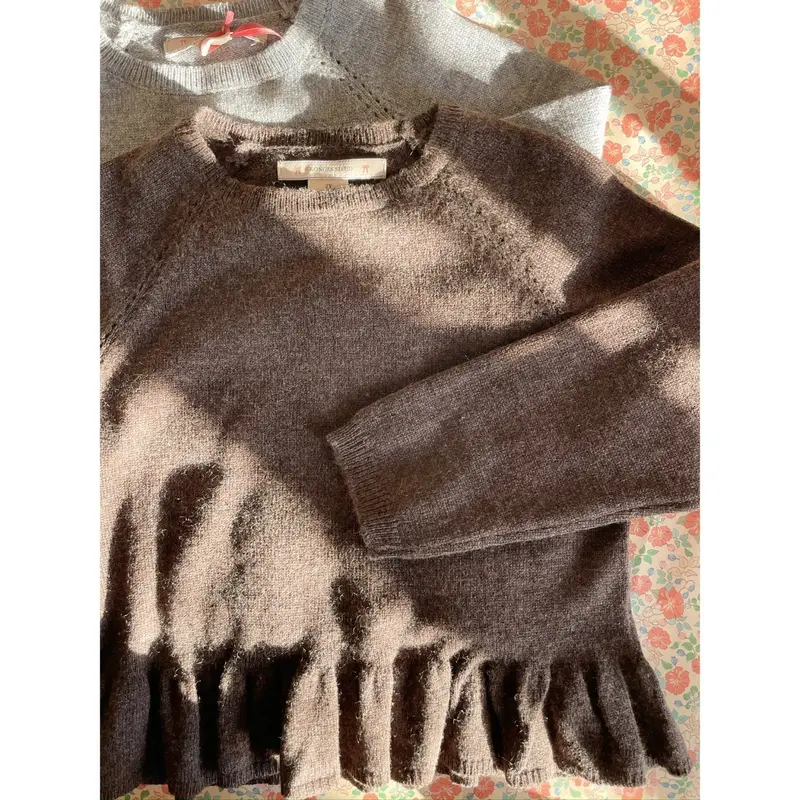 Konges Sløjd Brown Melange Cathy Knit Sweater 2