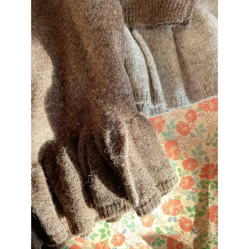 Konges Sløjd Brown Melange Cathy Knit Sweater 3