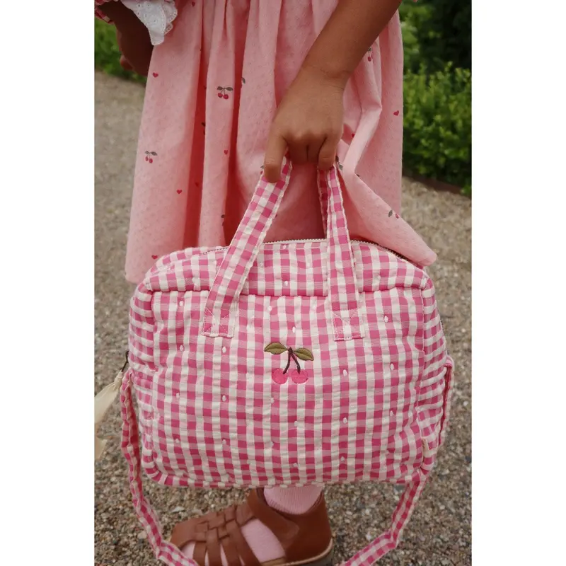 Konges Sløjd Bubblegum Check Doll Bag 1
