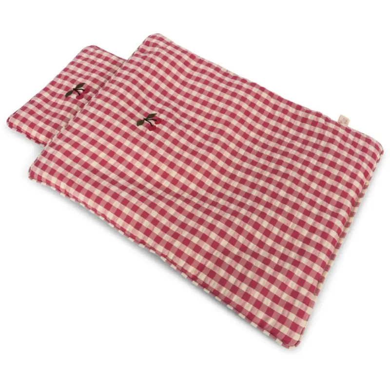 Konges Sløjd Bubblegum Check Doll Bedding 1