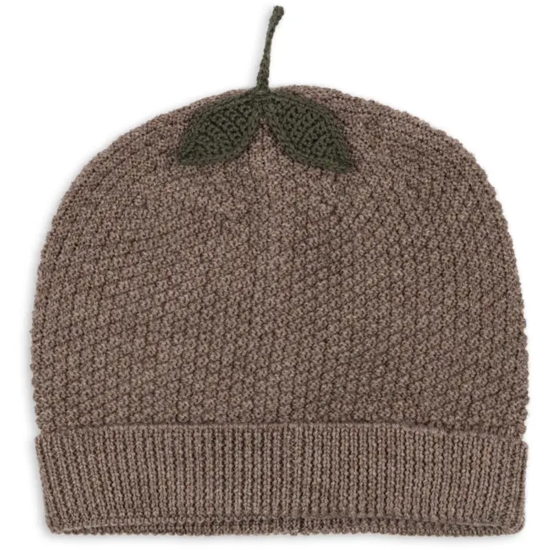Konges Sløjd Bunny Brown Melange Fruity Beanie 1