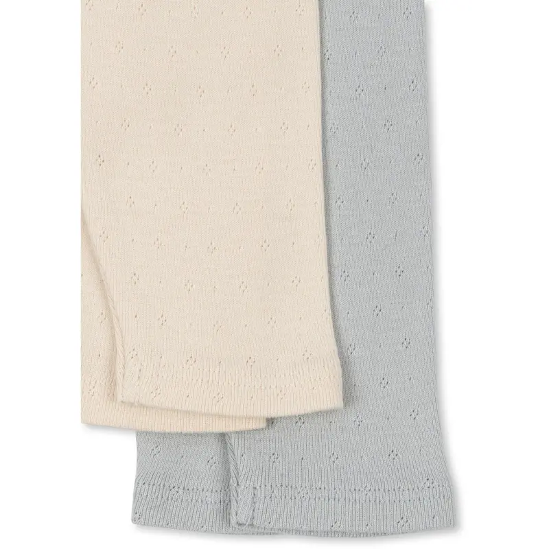 Konges Sløjd Buttercream/Pearl Blue Fanga Perla 2 Pack Pants Ocs 2