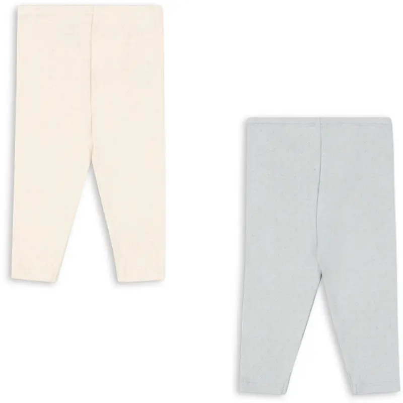 Konges Sløjd Buttercream/Pearl Blue Fanga Perla 2 Pack Pants Ocs 4