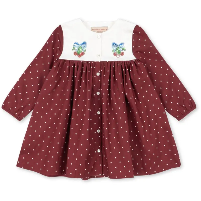 Konges Sløjd Cabernet Dot Muna Dress Gots 1