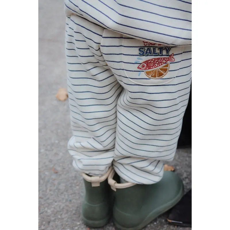 Konges Sløjd Captains Blue/Antique White Amio Sweat Pants Ocs 2