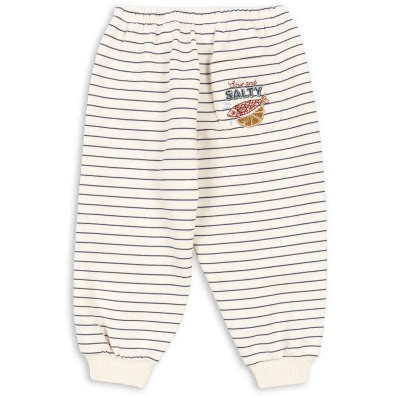Konges Sløjd Captains Blue/Antique White Amio Sweat Pants Ocs 7
