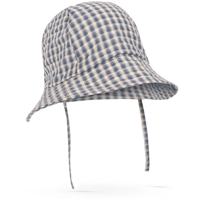 Konges Sløjd Captains Check Kim Sun Hat Gots 1