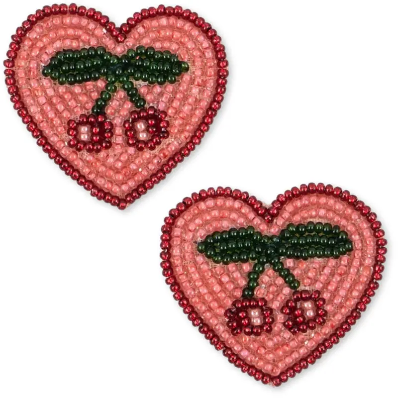 Konges Sløjd Cherry 2 Pack Heart Hair Clips 1