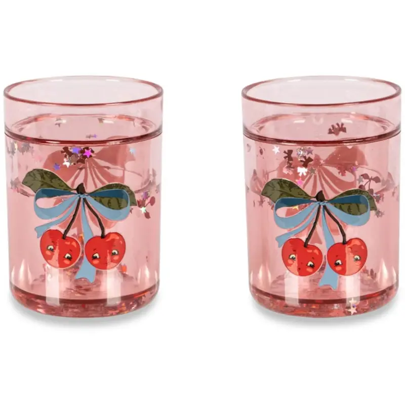 Konges Sløjd Cherry Bow 2 Pack Glitter Cups 1