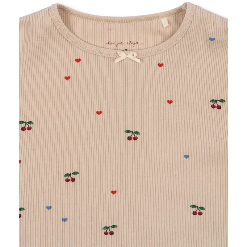 Konges Sløjd Cherry Coeur Blush Ella Ls Tee Gots 2