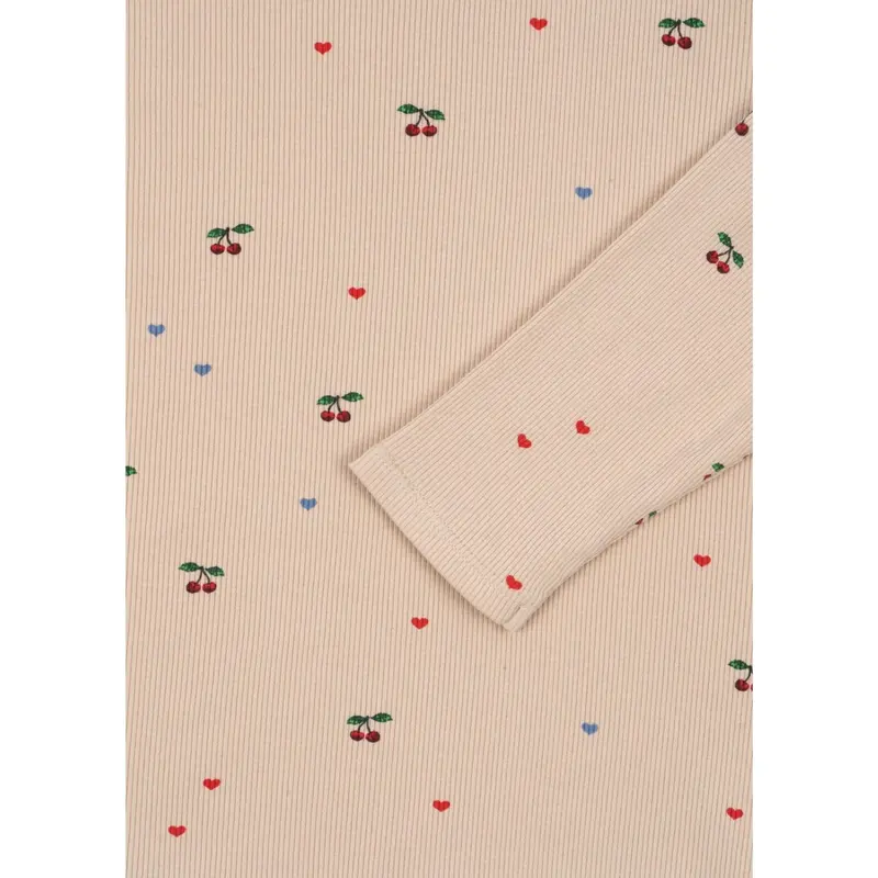 Konges Sløjd Cherry Coeur Blush Ella Ls Tee Gots 3