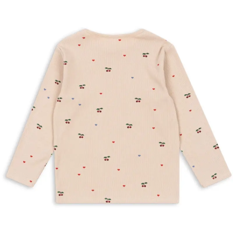 Konges Sløjd Cherry Coeur Blush Ella Ls Tee Gots 4
