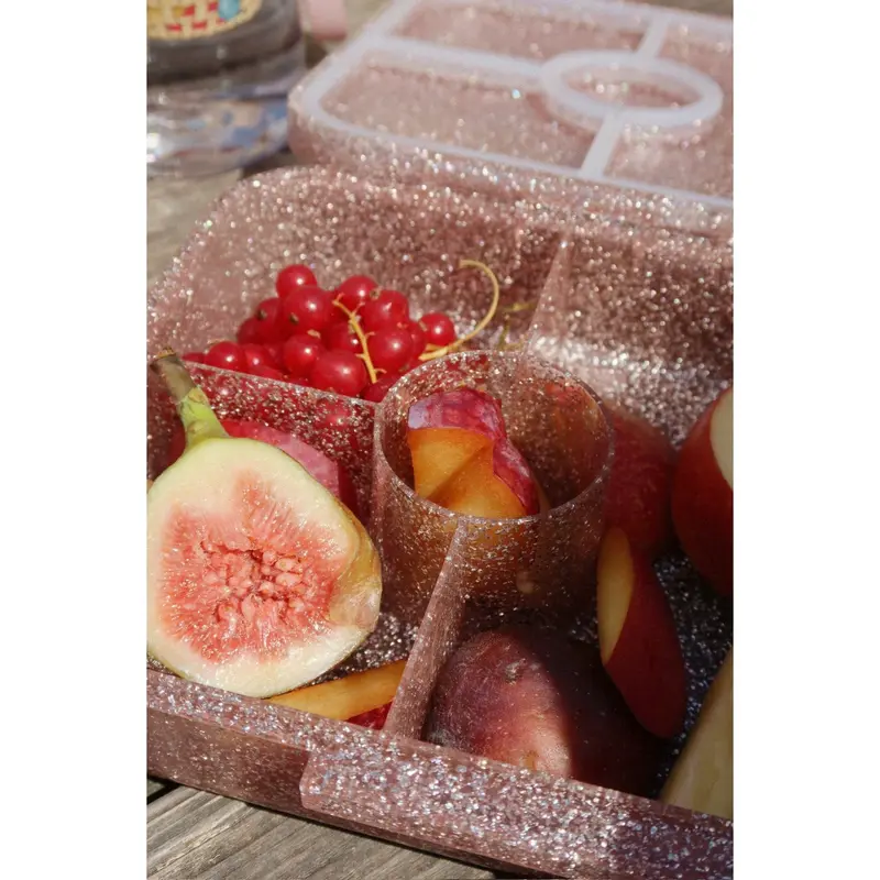 Konges Sløjd Cherry Glitter Bento Lunch Box 2