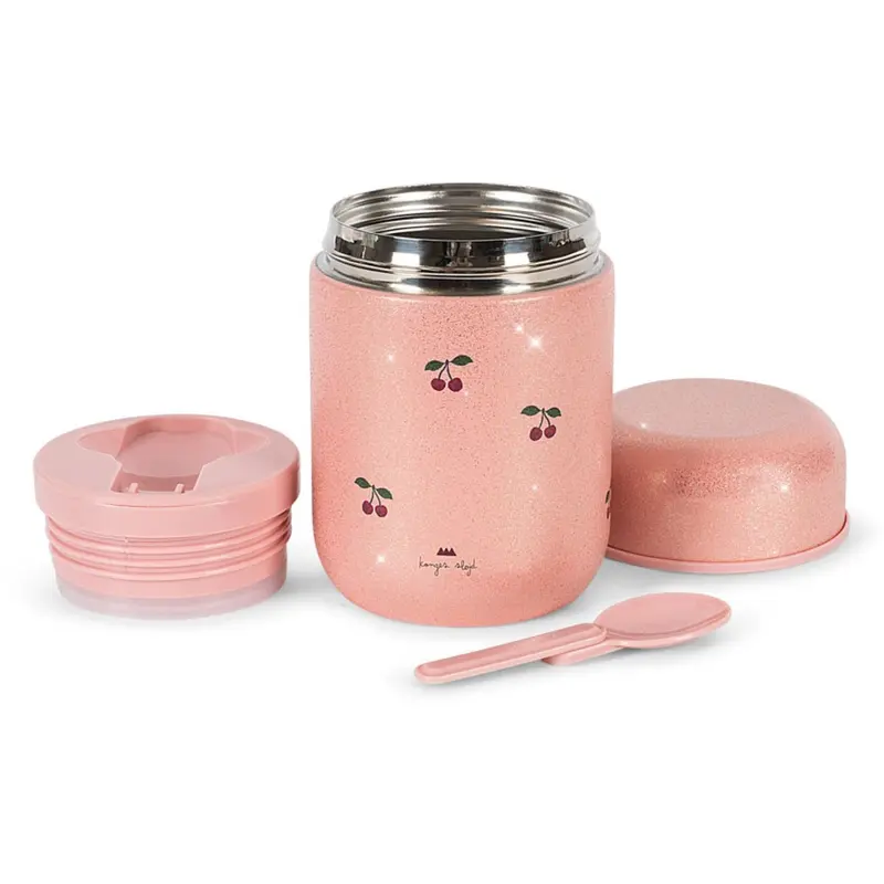 Konges Sløjd Cherry Glitter Glitter Thermo Food Jar 1