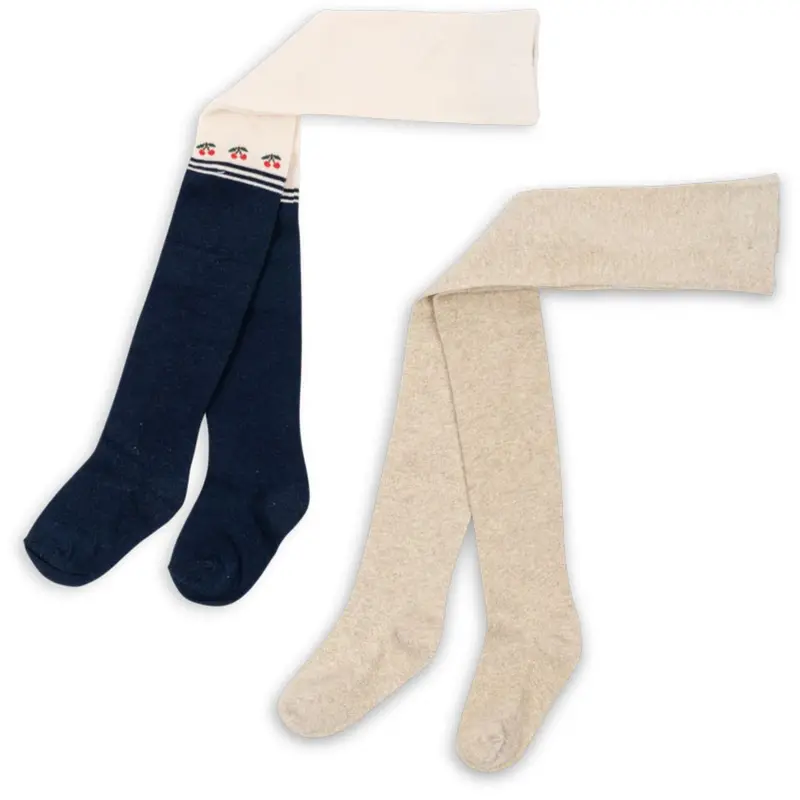 Konges Sløjd Cherry Mix 2 Pack Cherry Lurex Tights 1