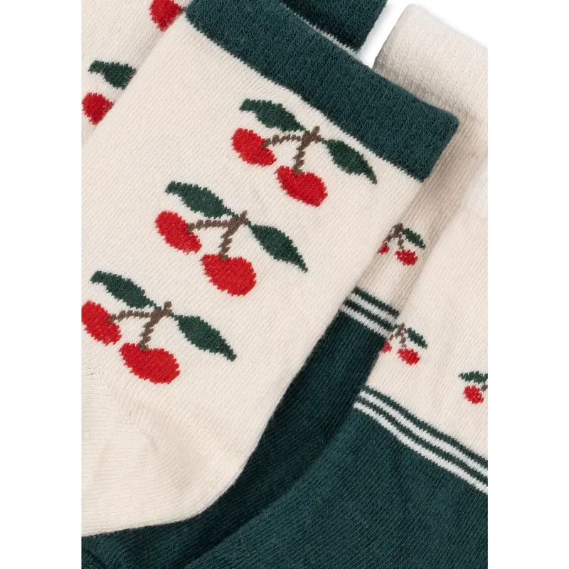 Konges Sløjd Cherry Mix 2 Pack Jaquard Socks 2