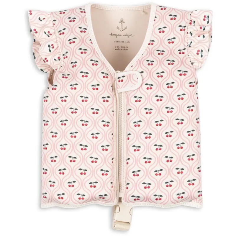 Konges Sløjd Cherry Pink Motif Avery Swim Vest 1