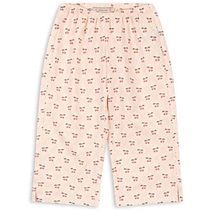 Konges Sløjd Cherry Pink Motif Cianna Pants Gots 1