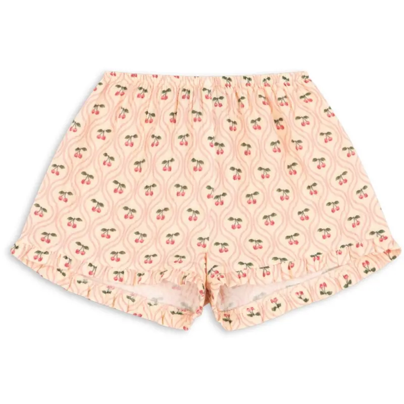 Konges Sløjd Cherry Pink Motif Coco Shorts Gots 1