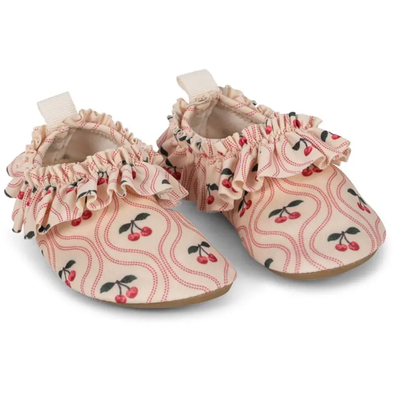 Konges Sløjd Cherry Pink Motif Merle Frill Swim Shoes 1