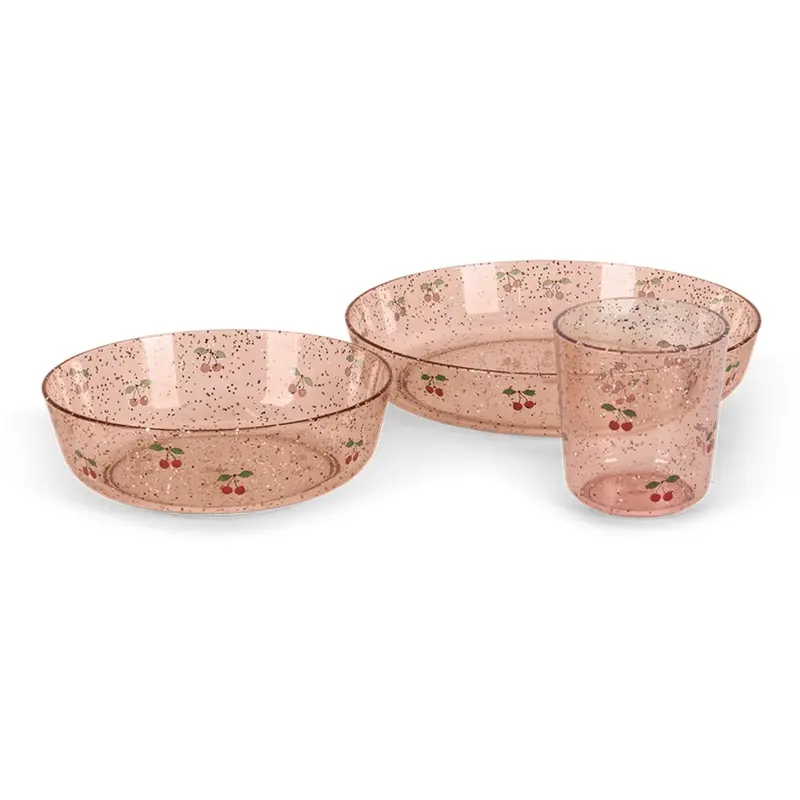 Konges Sløjd Cherry Sparkly Dinner Set 1