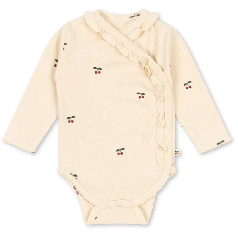 Konges Sløjd Cherry Sui Newborn Frill Body Gots 1