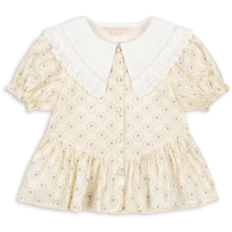 Konges Sløjd Ciel Mirage Coeur Collar Shirt Gots 1