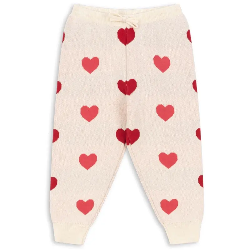 Konges Sløjd Coeur Coloré Duo Pink Lapis Knit Pants Gots 1