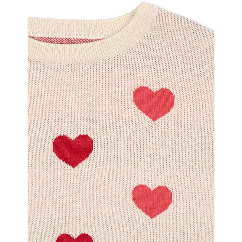 Konges Sløjd Coeur Coloré Duo Pink Lapis Knit Sweater Gots 3
