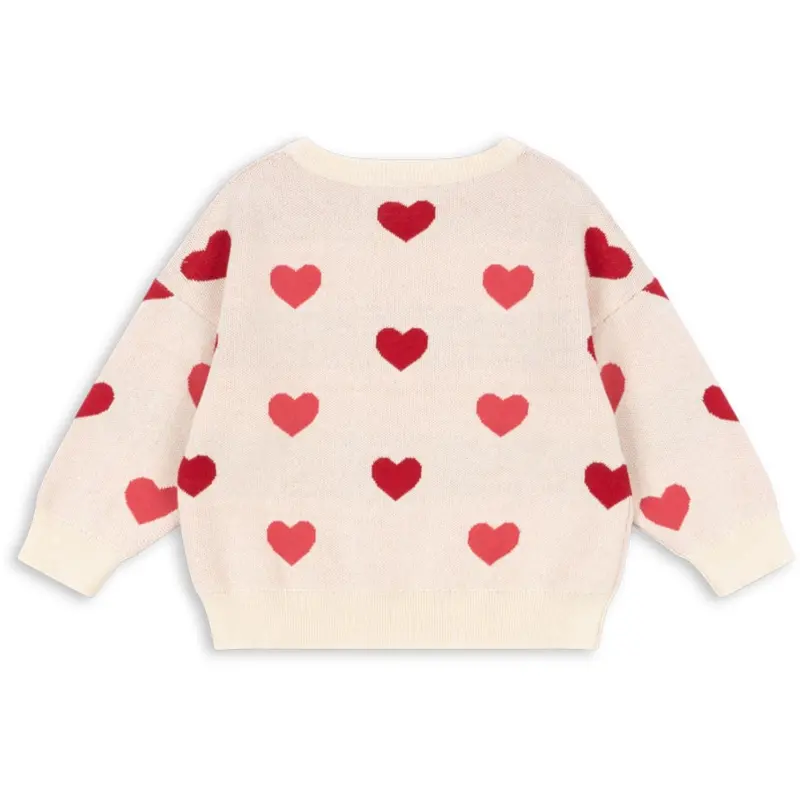 Konges Sløjd Coeur Coloré Duo Pink Lapis Knit Sweater Gots 4