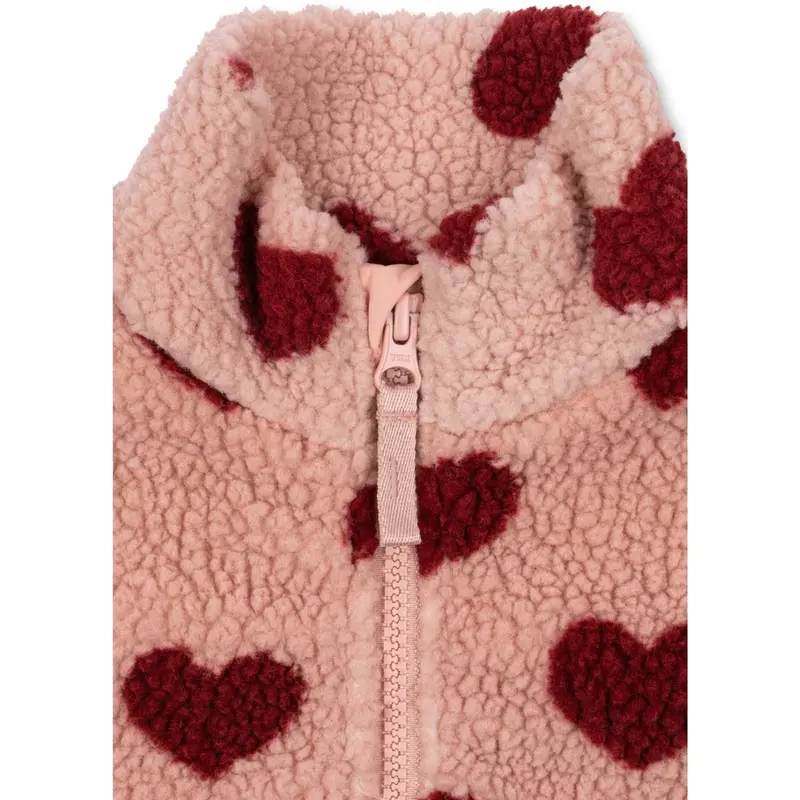 Konges Sløjd Coeur Mellow Jody Teddy Half Zip Grs 2