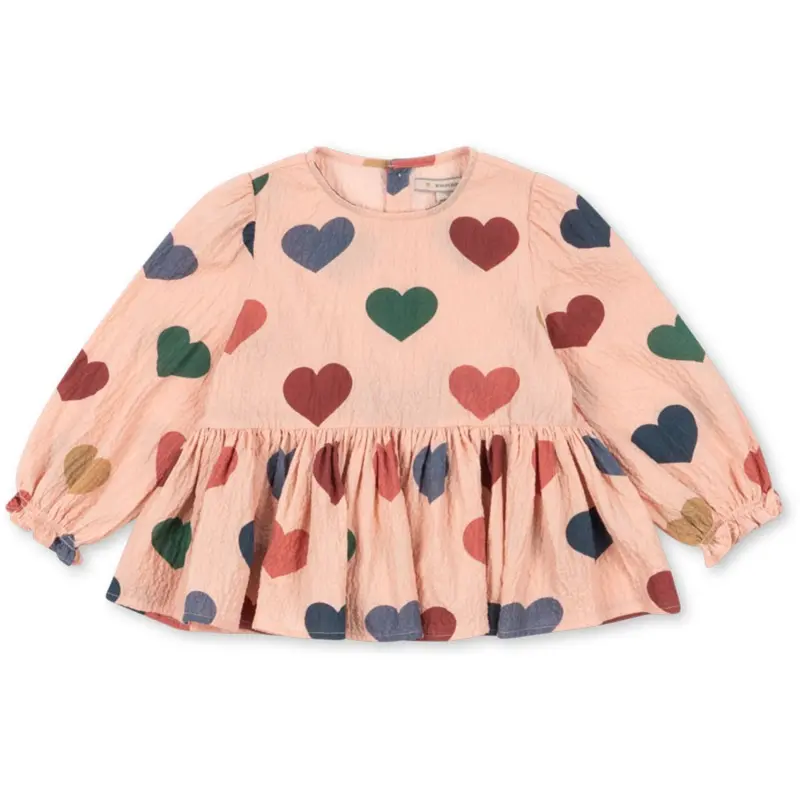 Konges Sløjd Coeur Rose Coloré Elin Blouse Gots 1