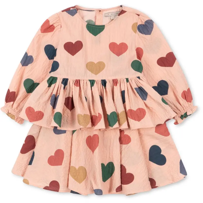 Konges Sløjd Coeur Rose Coloré Elin Dress Gots 1
