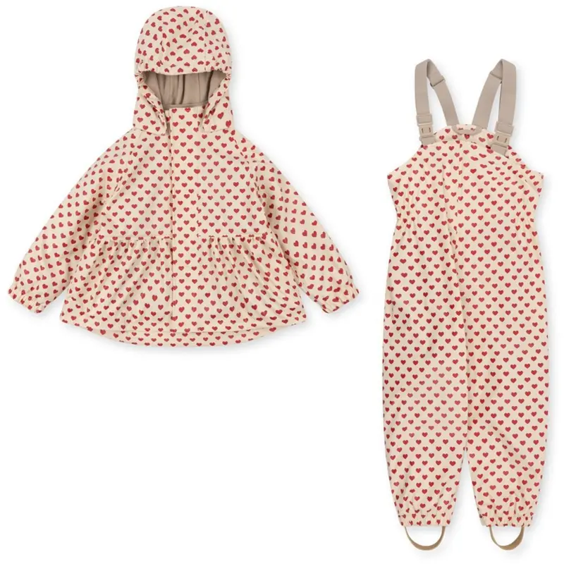 Konges Sløjd Coeur Rouge Rainy Palme Set Girl 1