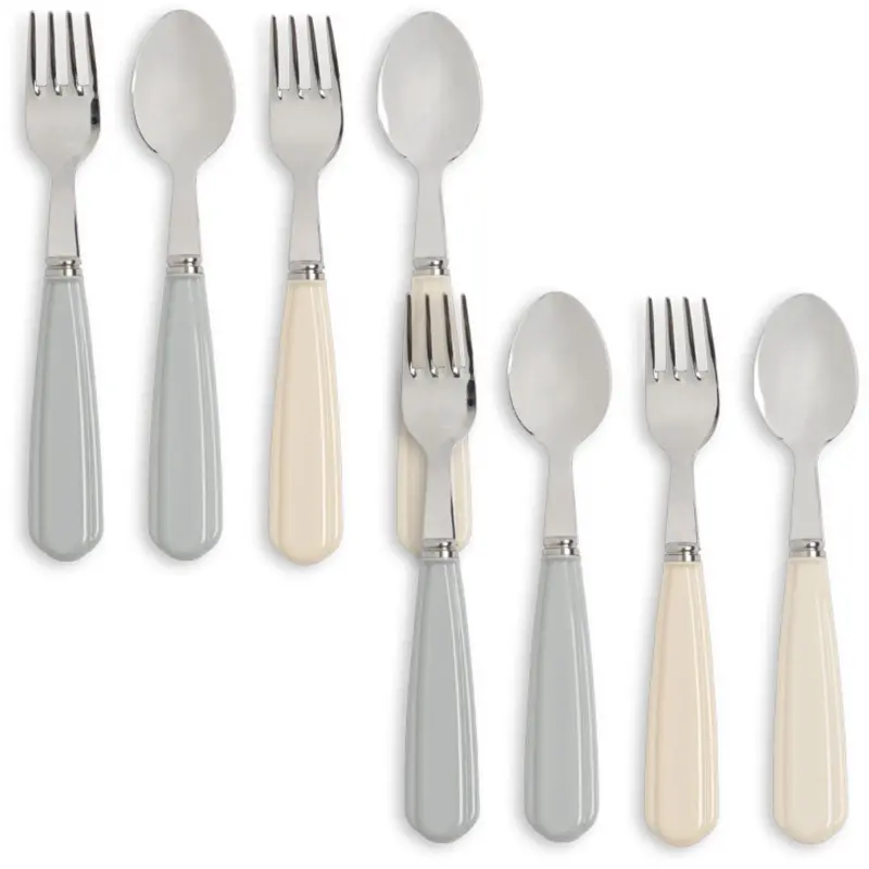 Konges Sløjd Creme/Onyx 8 Pack Cutlery 1