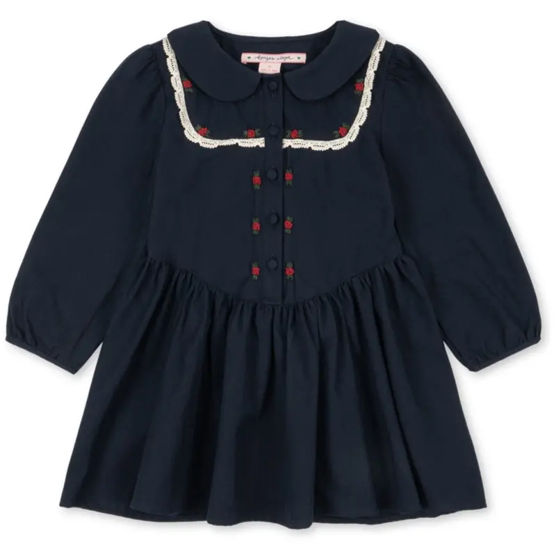 Konges Sløjd Dark Navy Emmy Dress Gots 1
