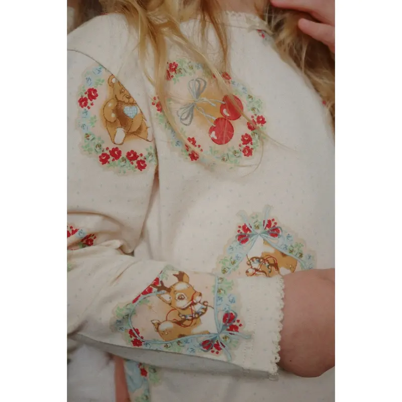 Konges Sløjd Deer Diary Basic Blouse/Pants Set Gots 4