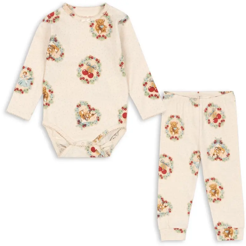 Konges Sløjd Deer Diary Basic Body/Pants Set Gots 1